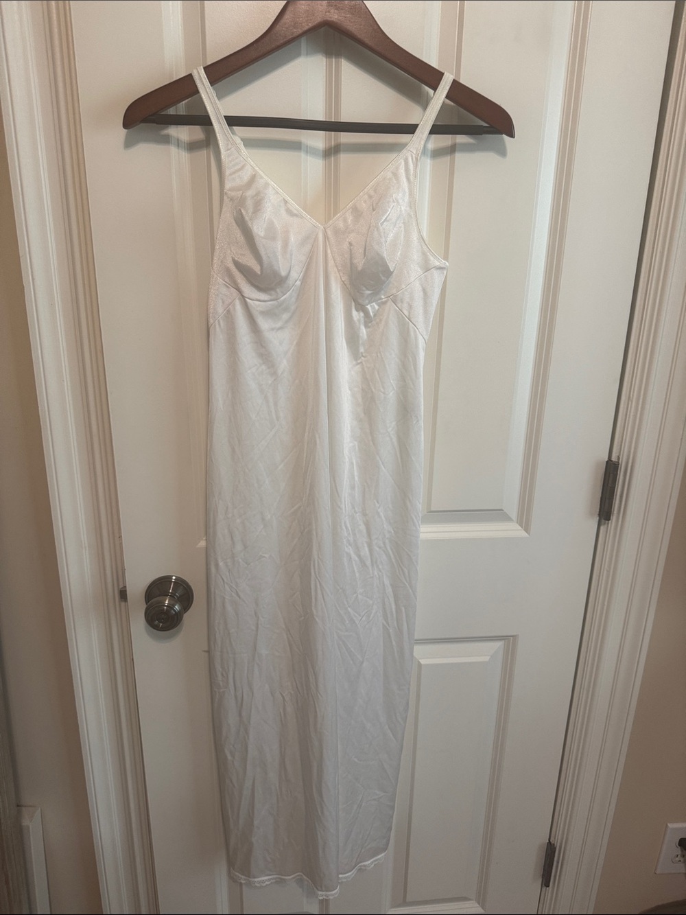 Vanity Fair White Long Slip